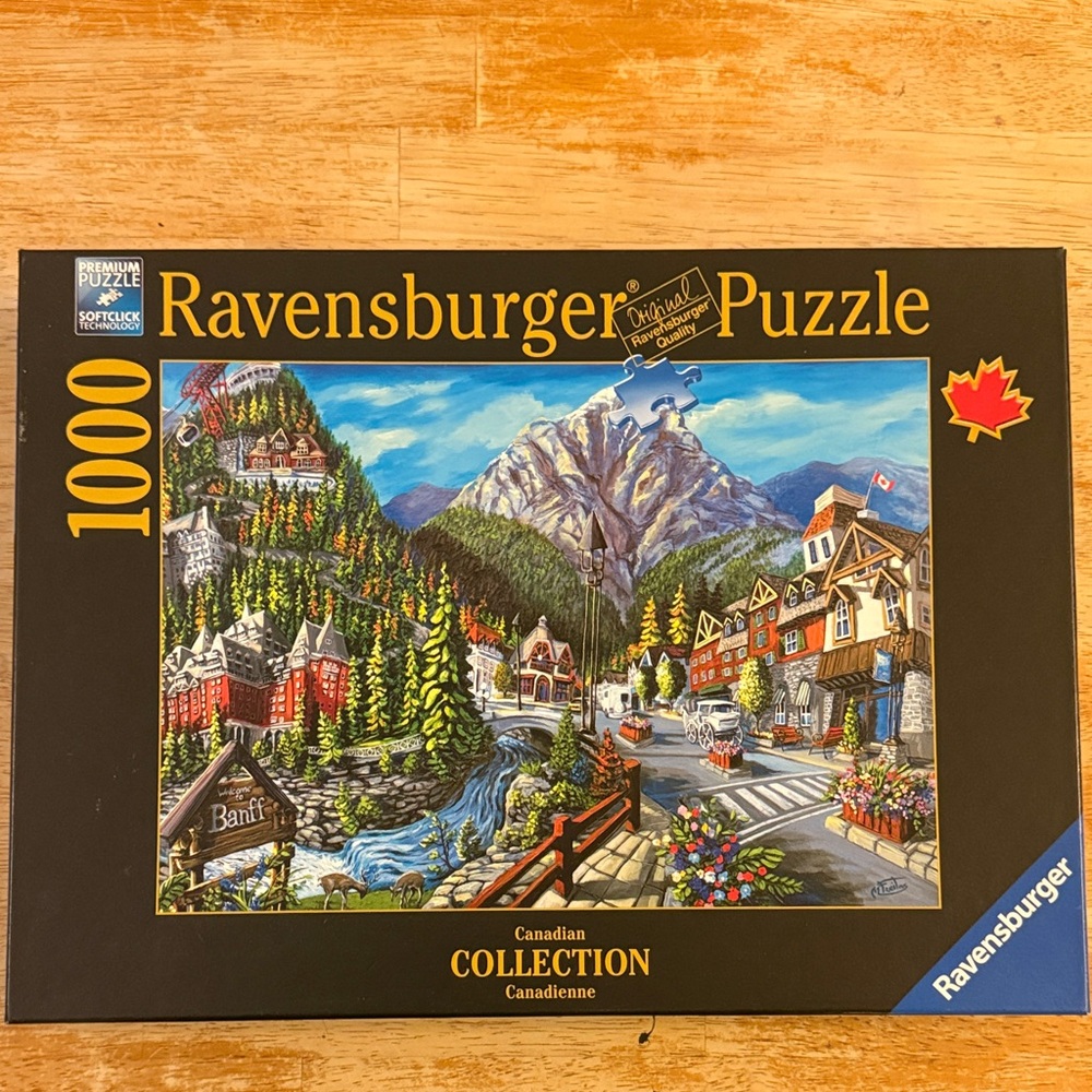 Ravensburger Canadian Collection 1000 Puzzle - Vibrant Mountain Scene